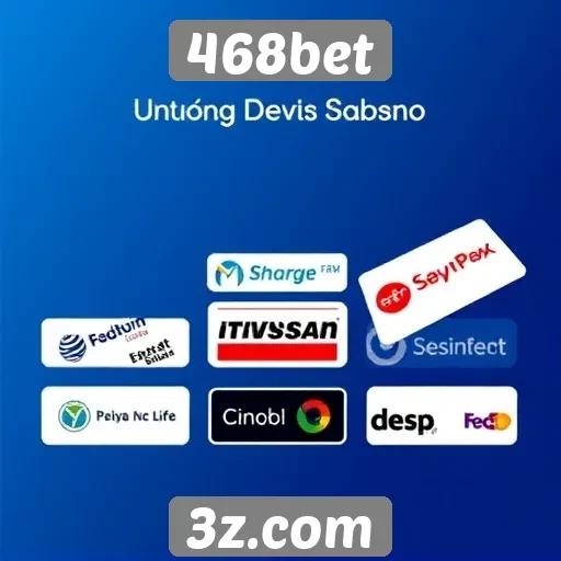 Métodos de pagamento disponíveis na 468bet