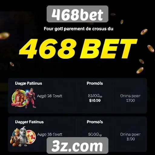Evolução das promoções e bônus no site 468bet